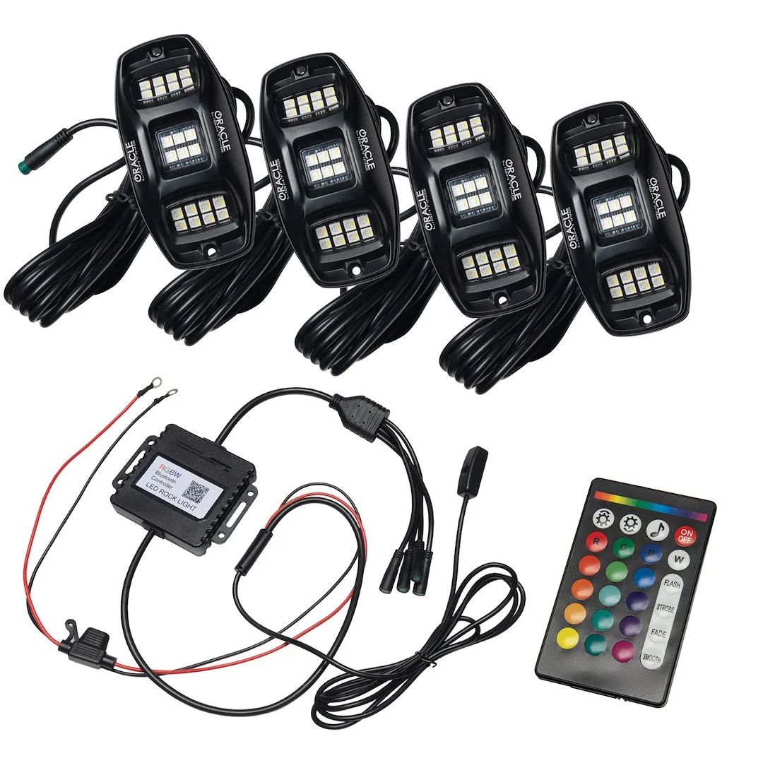 5895-339 – ORACLE LIGHT Underbody Light Kit, Wheel Well Mount Universal LED White With RGB System APP Controlled Clea...